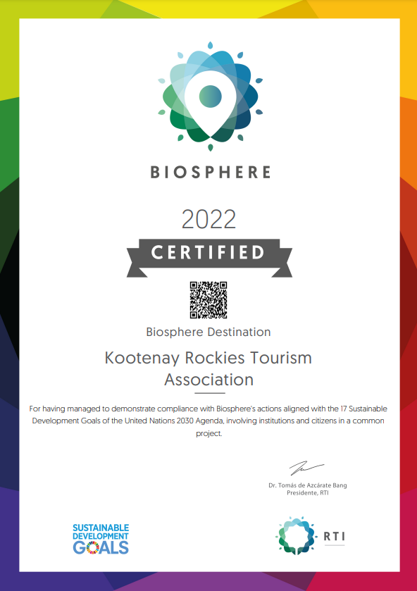 Accreditation of the Biosphere distinction