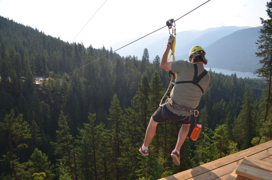 kokanee mountain zipline tours